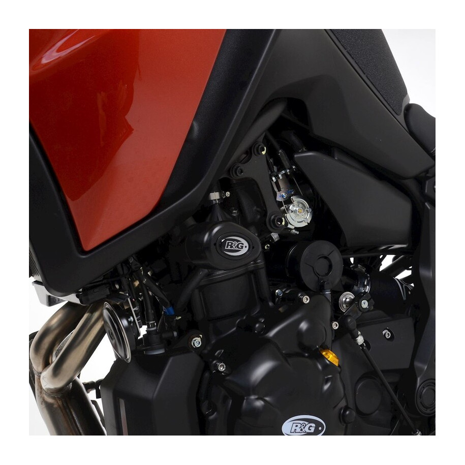 Tampons de protection R&G RACING Aero - noir Yamaha Tracer 7