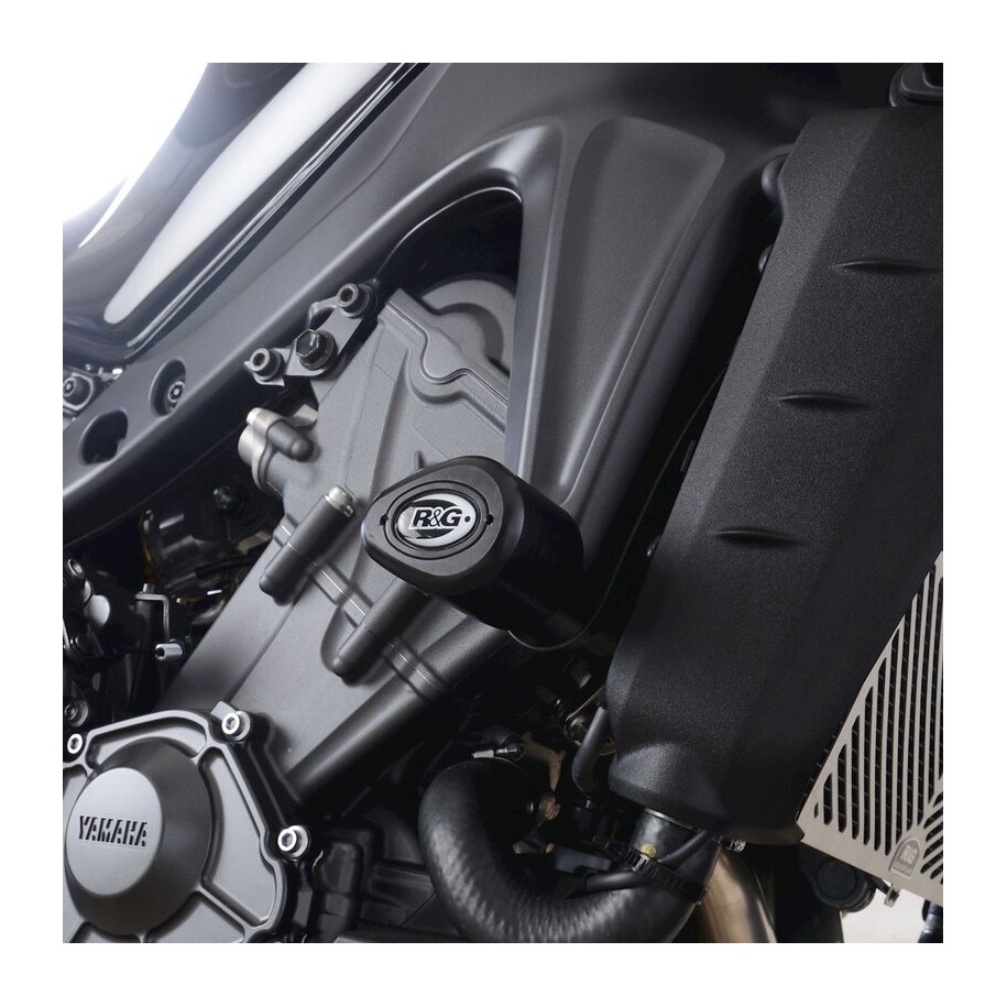 Tampons de protection R&G RACING Aero - noir Yamaha