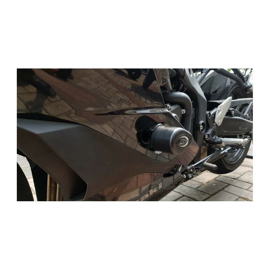 Tampons de protection R&G RACING Aero noir Kawasaki ZX-25R