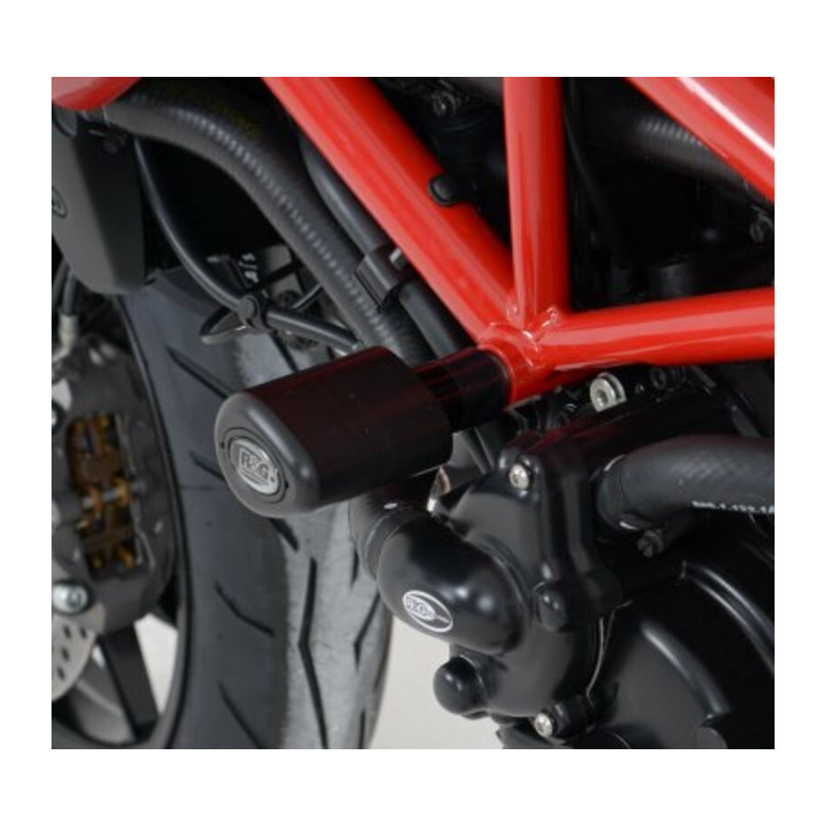 Tampons de protection R&G RACING Aero noir Ducati Hypermotard/Hyperstrada 939