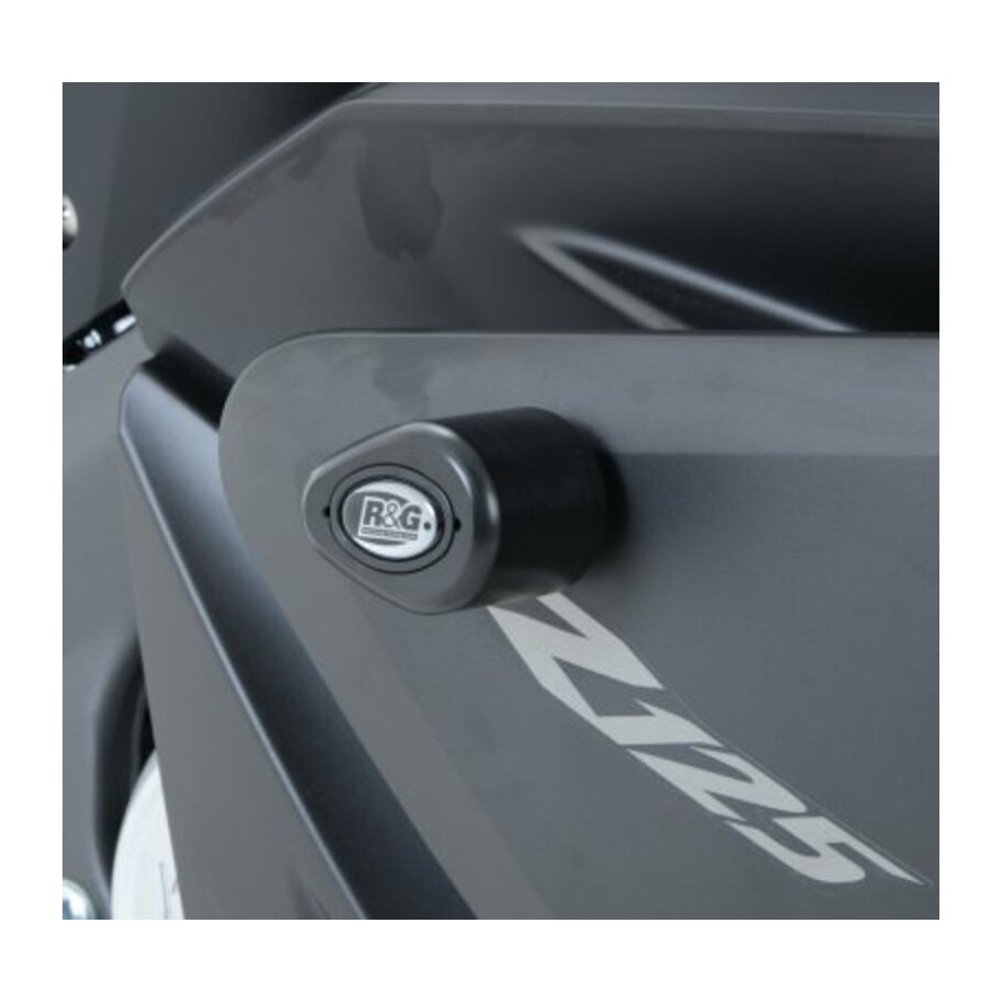 Tampons de protection R&G RACING Aero noir Yamaha YZF-R125