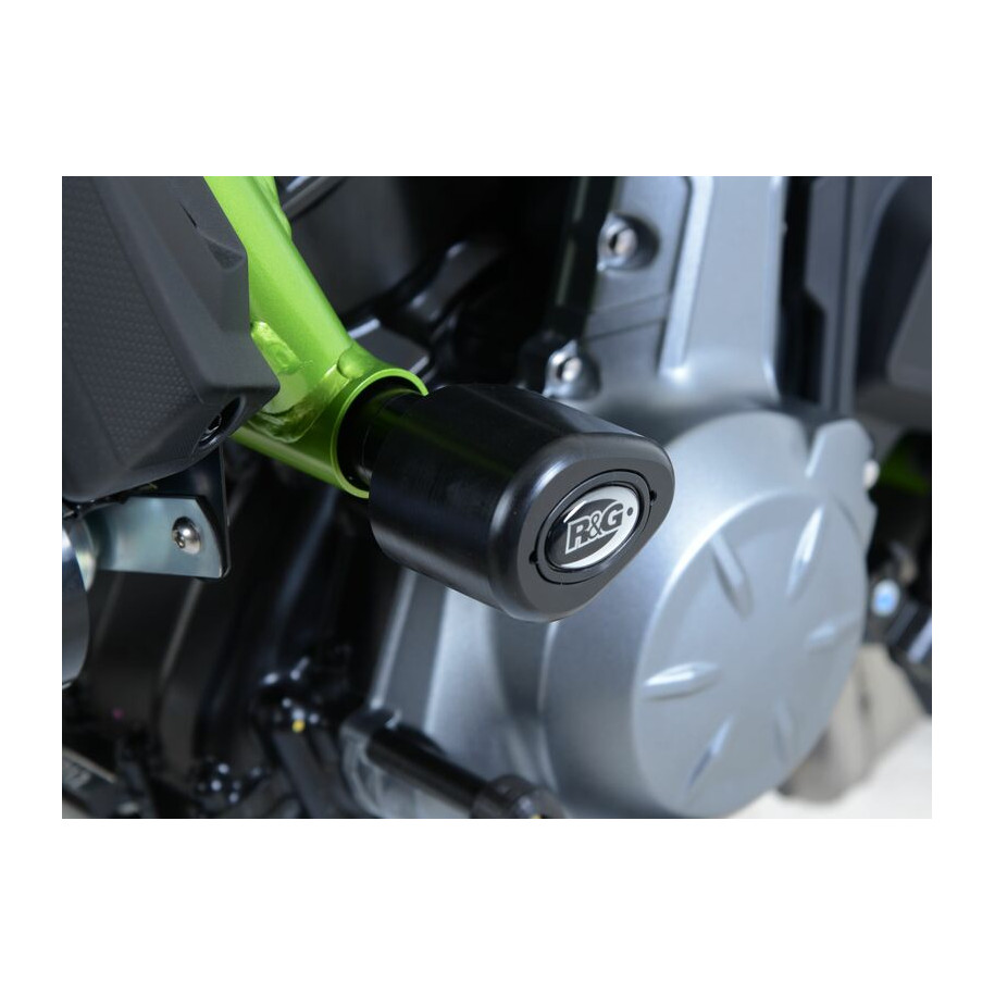 Tampons de protection R&G RACING Aero noir Kawasaki Z650