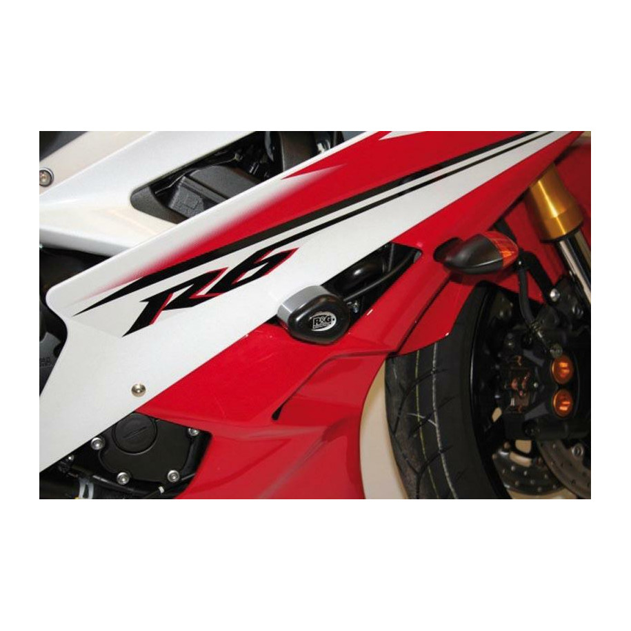 Tampons supérieurs Aéro R&G RACING noir Yamaha