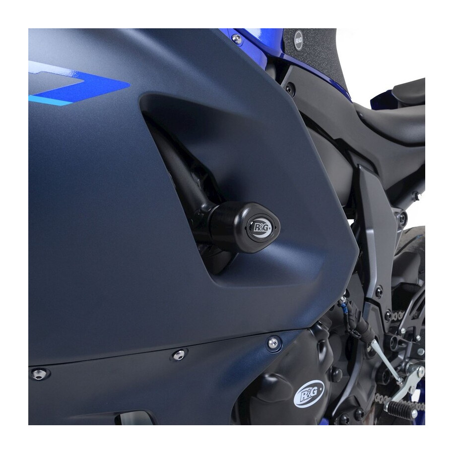 Tampons de protection R&G RACING Aero Race - noir Yamaha R7