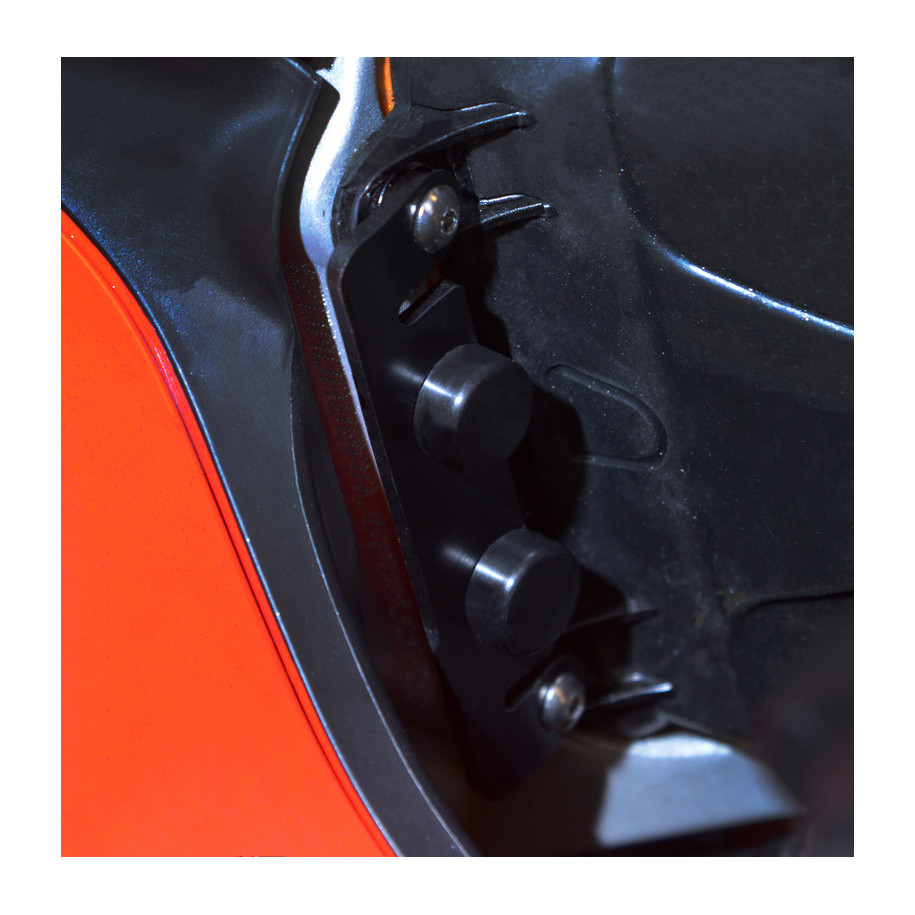Protection de butée de direction R&G RACING noir Ducati Panigale V4