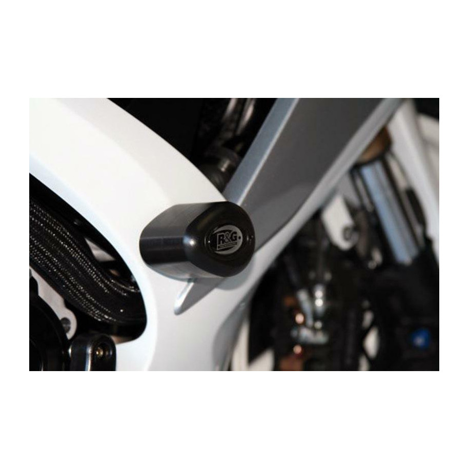 Tampons de protection R&G RACING Aero noir Suzuki GSX-R600/750