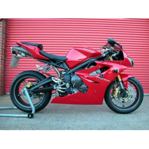 Tampons de protection R&G RACING Classic Style blanc Triumph 675 Daytona