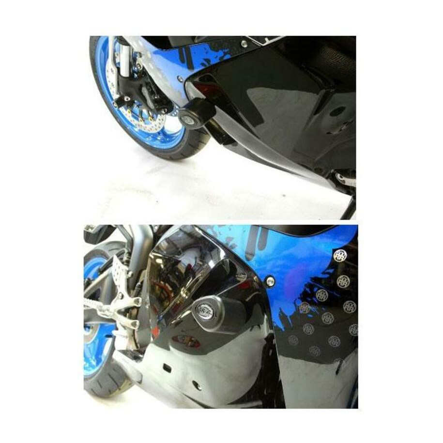 Tampons de protection R&G RACING Aero noir Honda CBR600RR