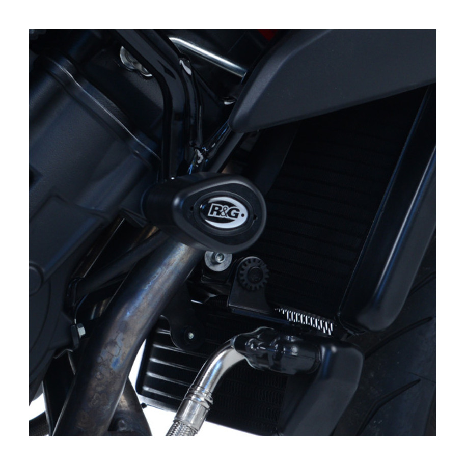 Tampons de protection R&G RACING Aero noir MV Agusta