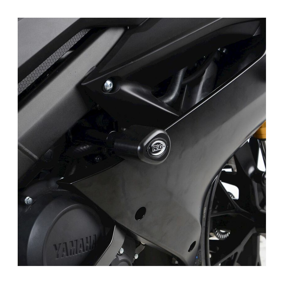 Tampons de protection R&G RACING Aero noir Yamaha YZF-R125