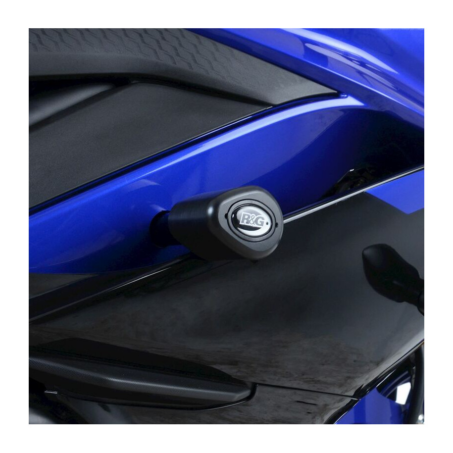 Tampons de protection R&G RACING Aero noir Yamaha YZF-R3