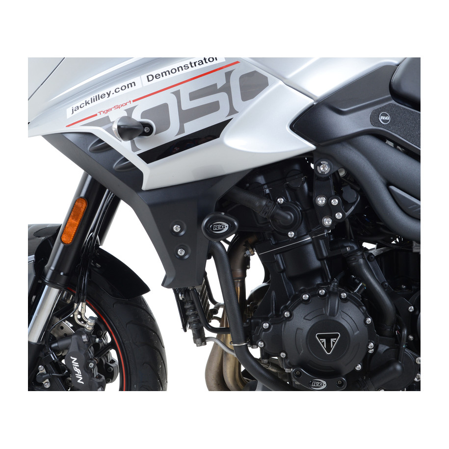 Tampons de protection R&G RACING Aero noir Triumph Tiger 1050 Sport