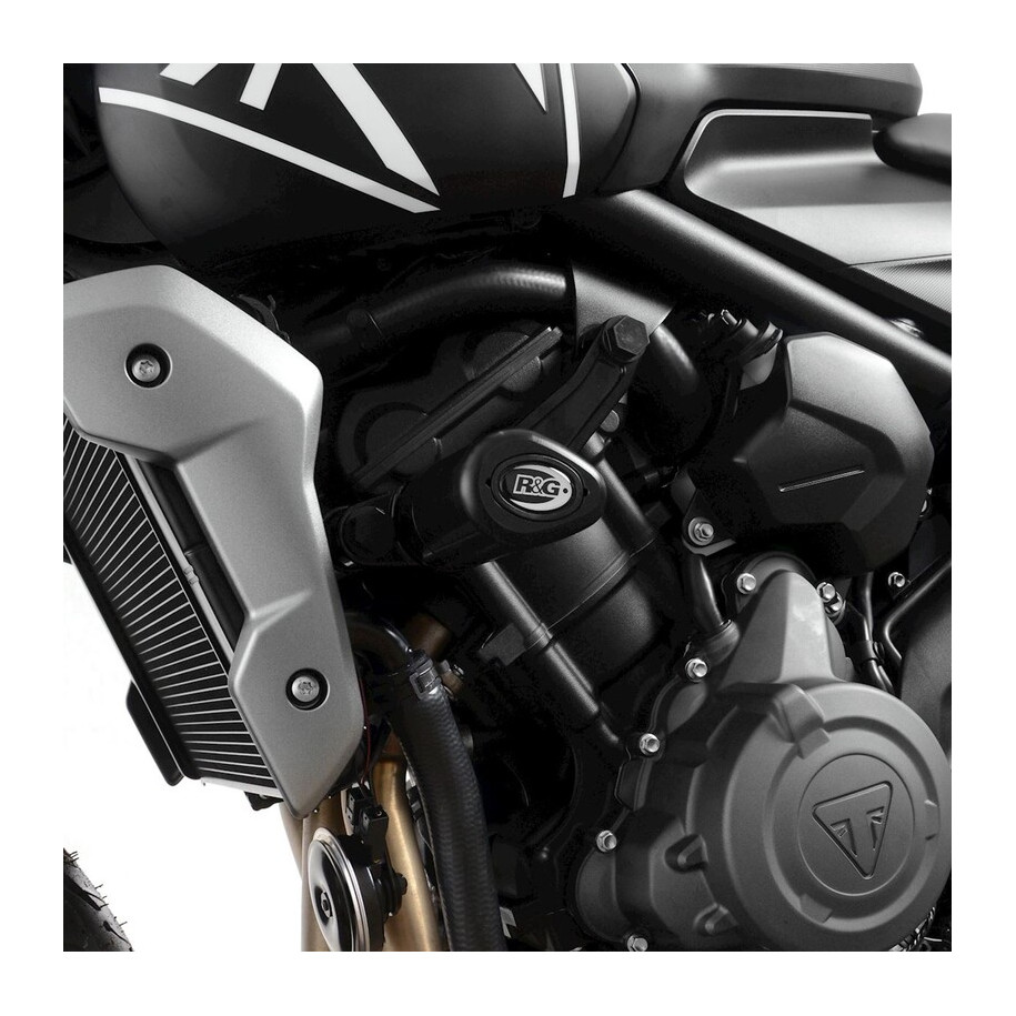 Tampons de protection R&G RACING Aero - noir Triumph Trident 660