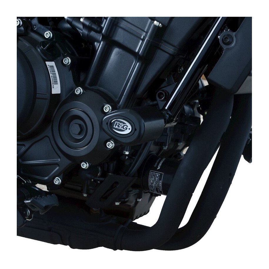 Tampons de protection R&G RACING Aero - noir Honda CMX500 Rebel (S)