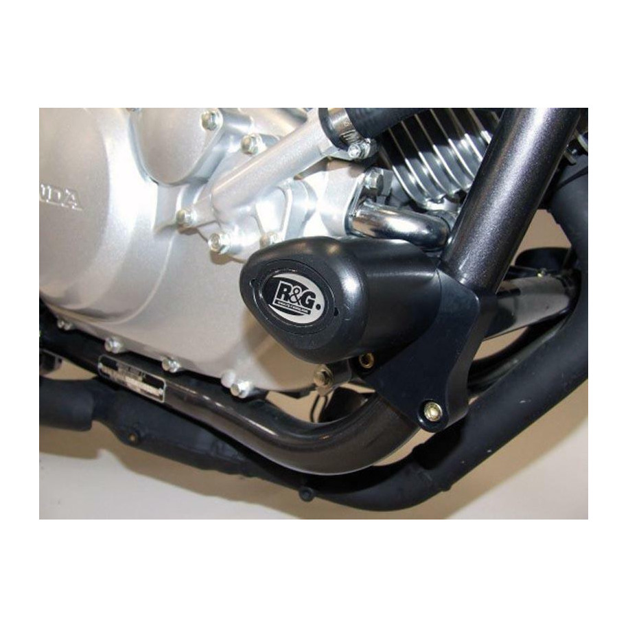Tampons de protection R&G RACING Aero noir Honda XL125V Varadero