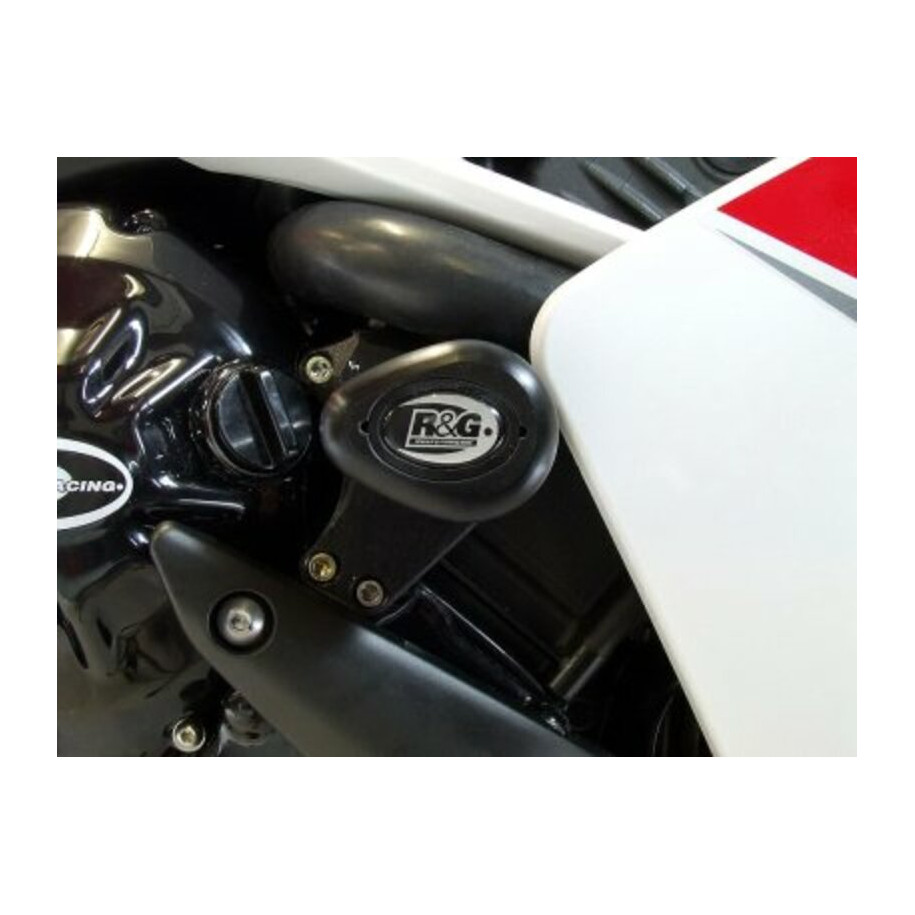 Tampons de protection supérieurs R&G RACING Aero noir Yamaha YZF-R1