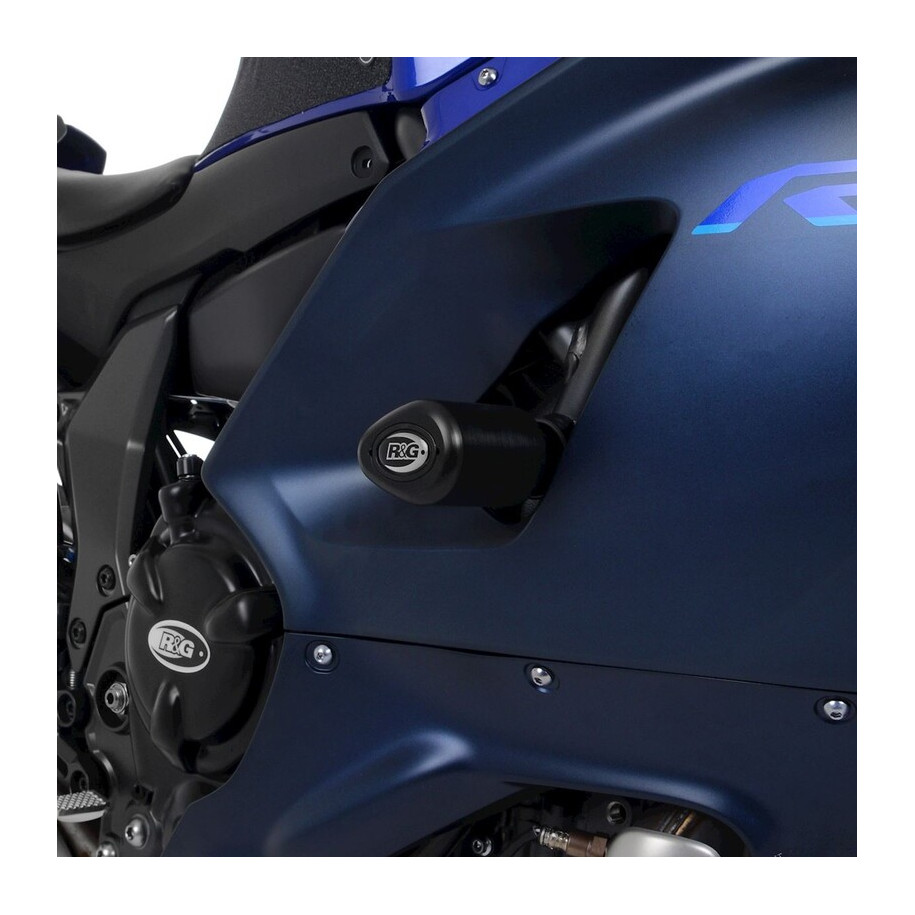 Tampons de protection R&G RACING Aero - noir Yamaha R7