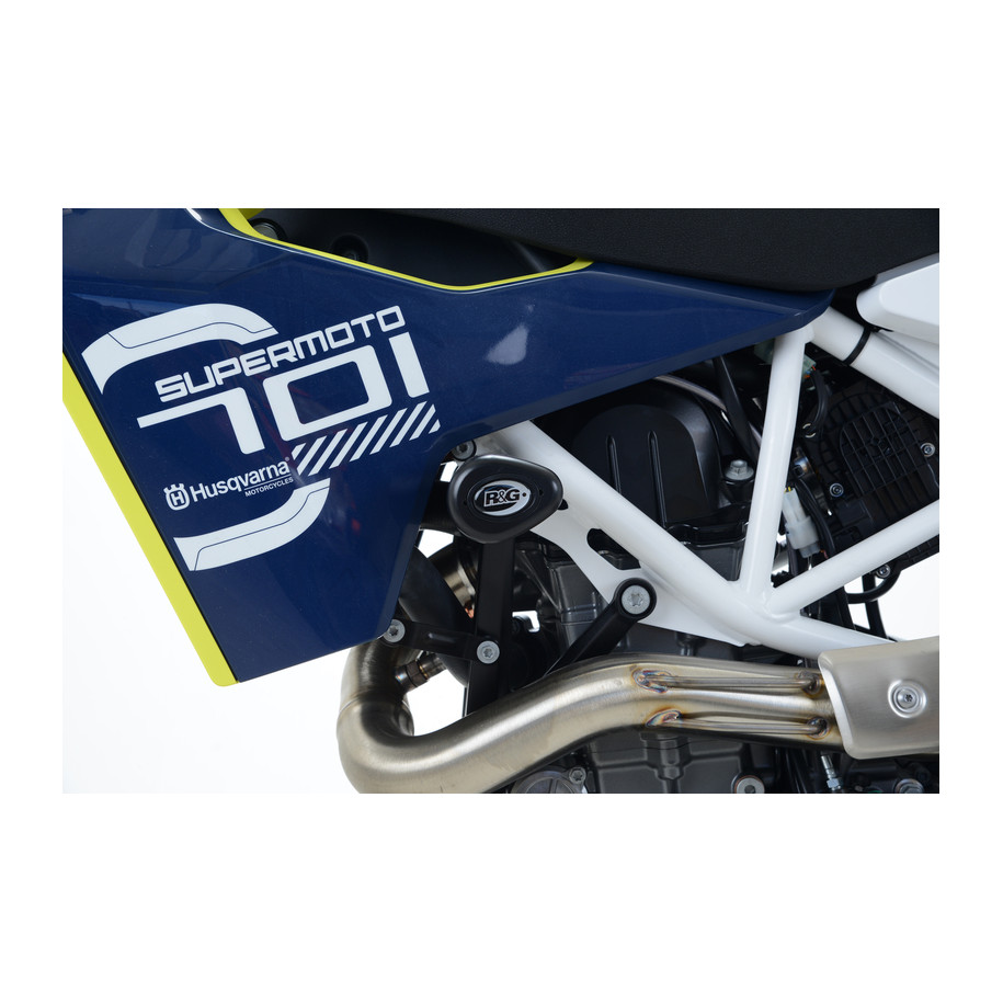 Tampons de protecion Aero R&G RACING noir Husqvarna 701 Supermoto