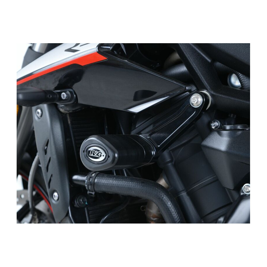 Tampons de protection R&G RACING Aero noir Triumph Street Triple