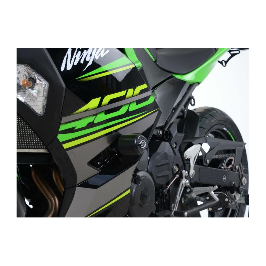 Tampon de protection R&G RACING Aero blanc Kawasaki Ninja 400/Z400