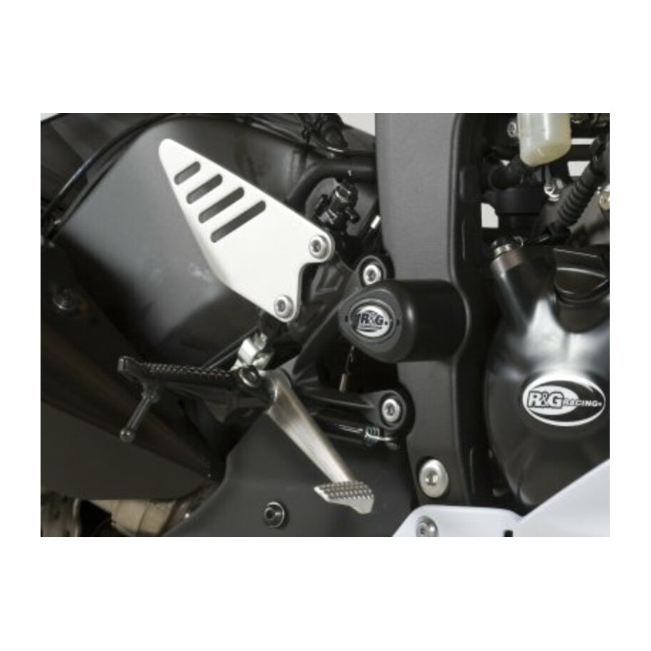 Tampons de protection R&G RACING Aero blanc Kawasaki ZX6R 636