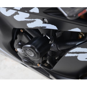 Tampons de protection R&G RACING Aero - blanc Kawasaki ZX10-R/RR