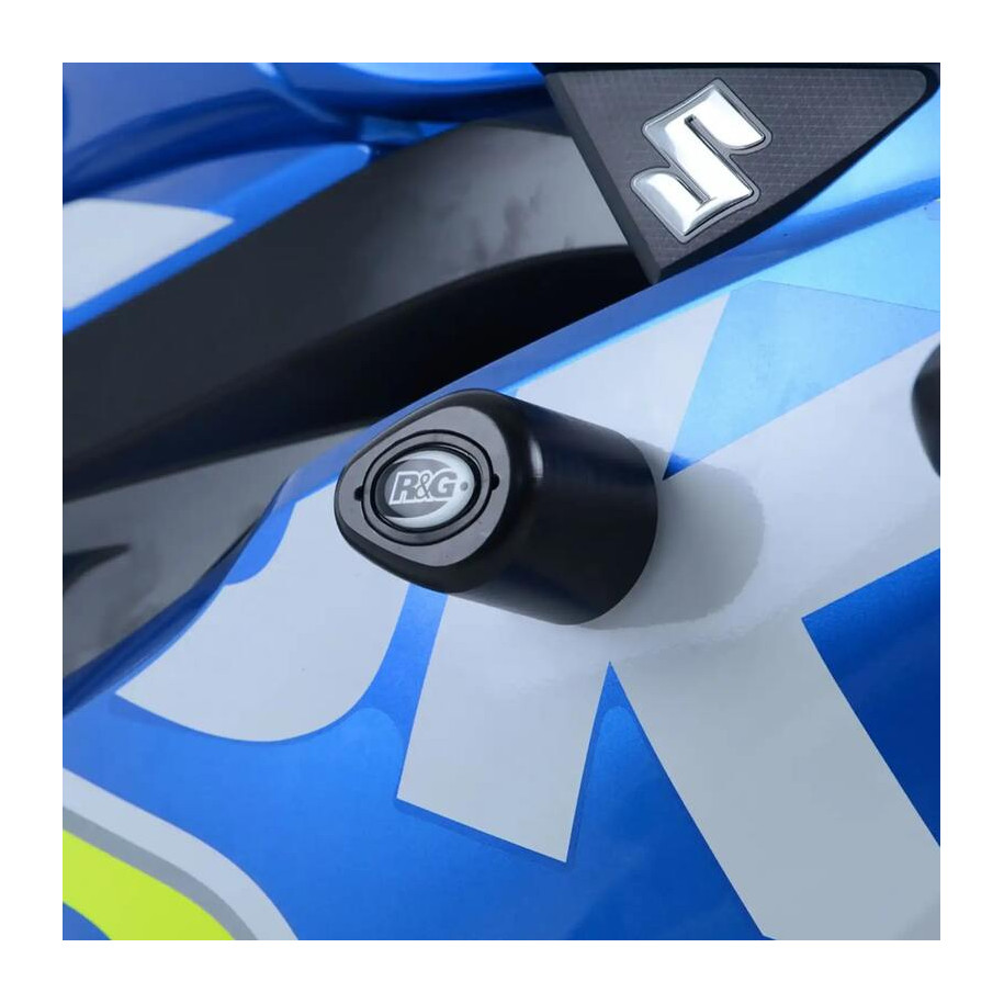 Tampons de protection R&G RACING Aero noir Suzuki GSX-R125