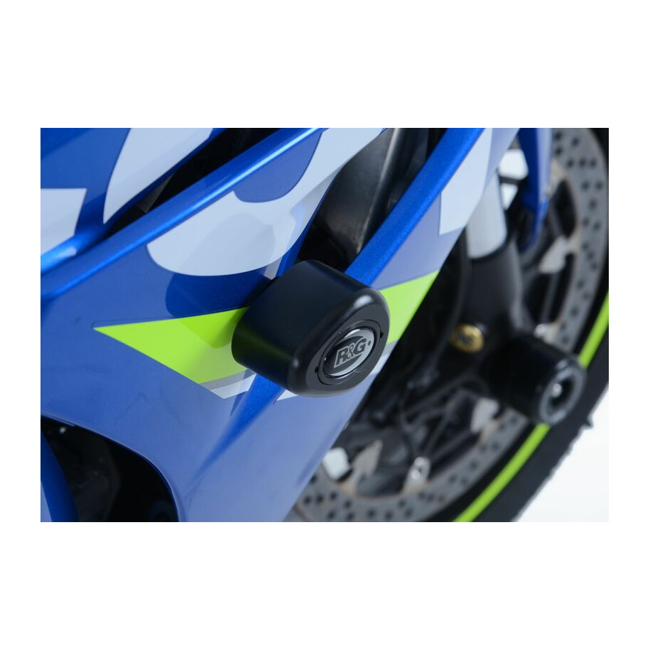 Tampons de protection R&G RACING Aero Race noir Suzuki GSX-R1000