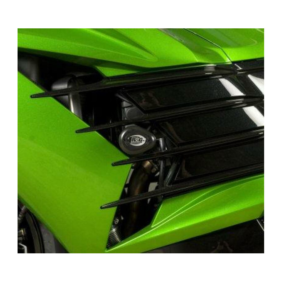 Tampons de protection R&G RACING noir Kawasaki ZZR1400
