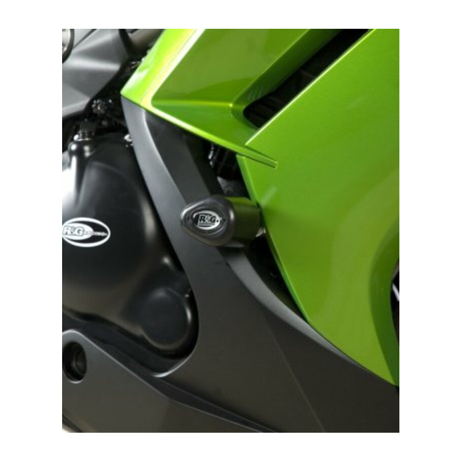 Tampons de protection R&G RACING Aero noir Kawasaki ER6-F