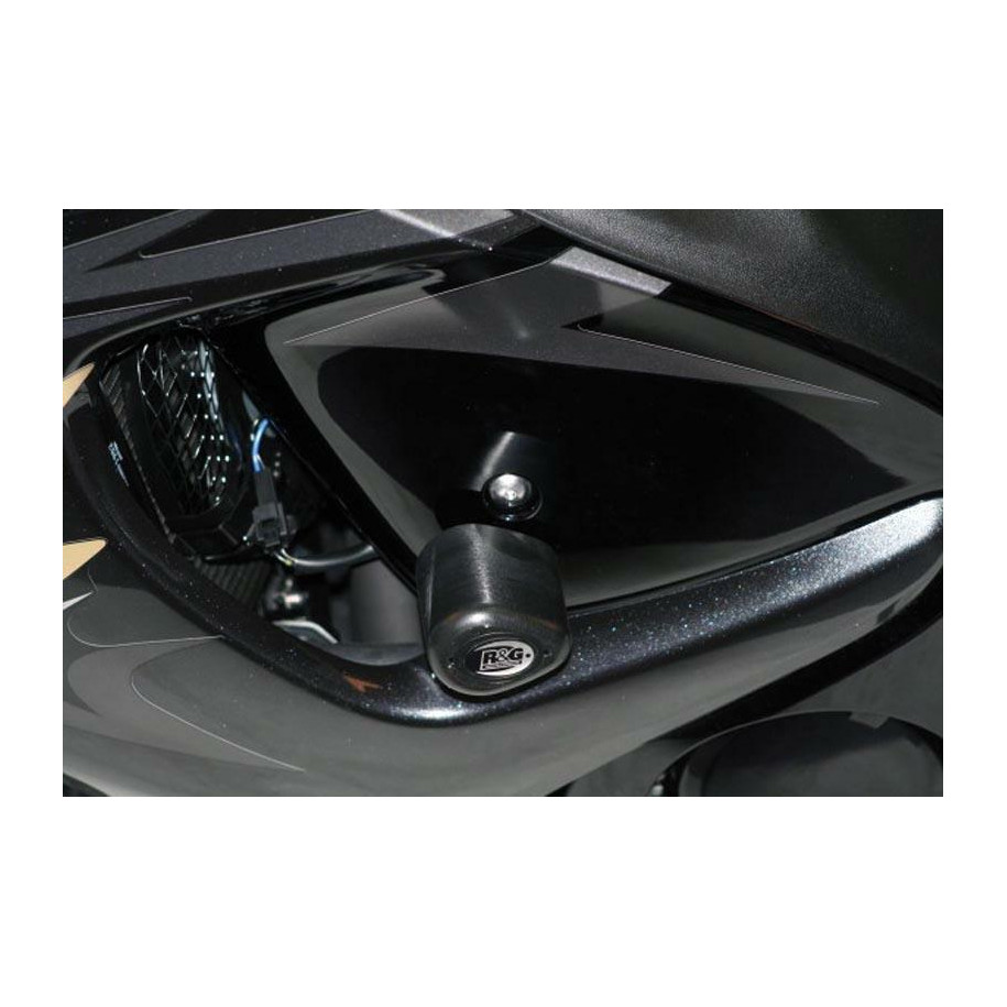 Tampons de protection R&G RACING Aero noir Suzuki GSX1340R Hayabusa