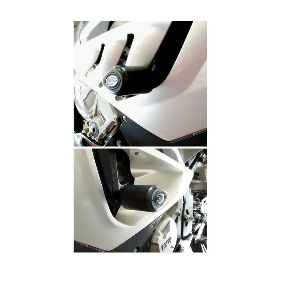 Tampons de protection R&G RACING Aero noir BMW S1000RR