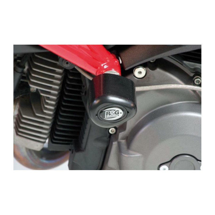 Tampons de protection R&G RACING Aero noir Ducati Monster 696/796/1100