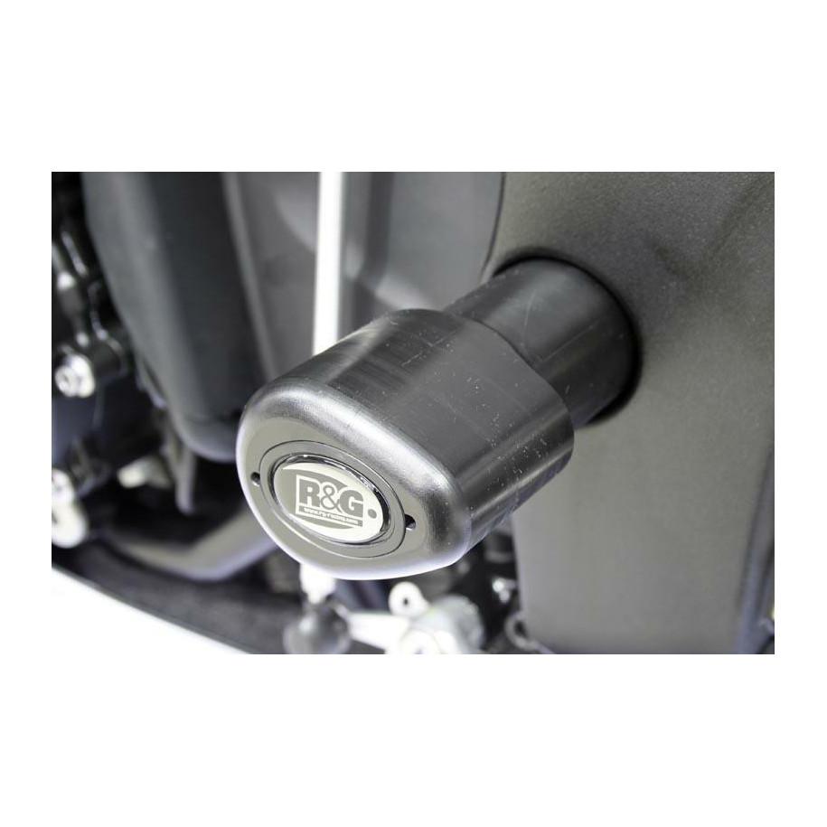 Tampons de protection supérieurs R&G RACING Aero noir Yamaha YZF-R1