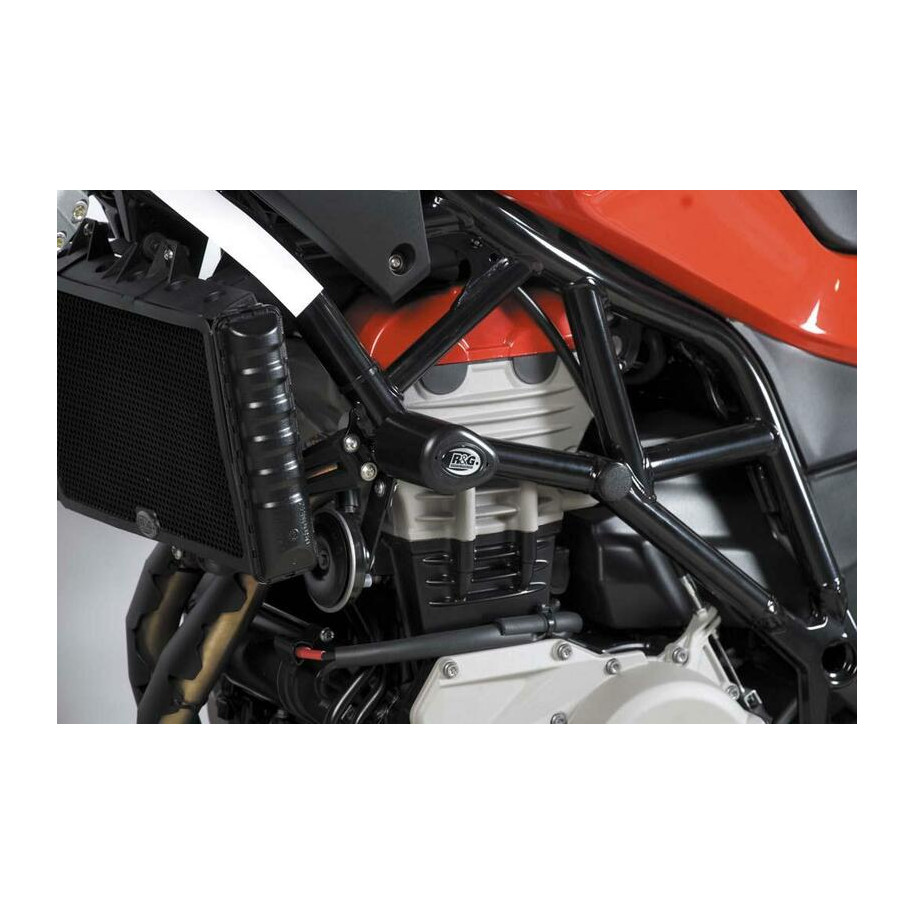 Tampons de protection R&G RACING Aero noir Husqvarna Nuda 900