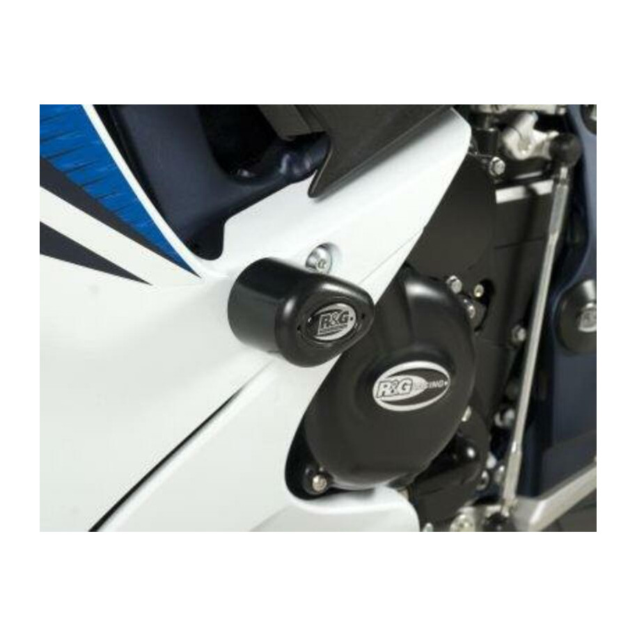 Tampons de protection R&G RACING Aero noir Suzuki GSX-R600/750