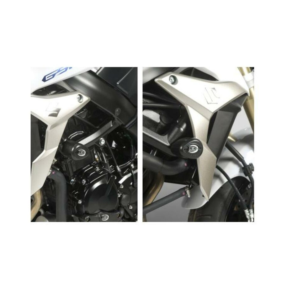Tampons de protection R&G RACING Aero noir Suzuki GSR 750
