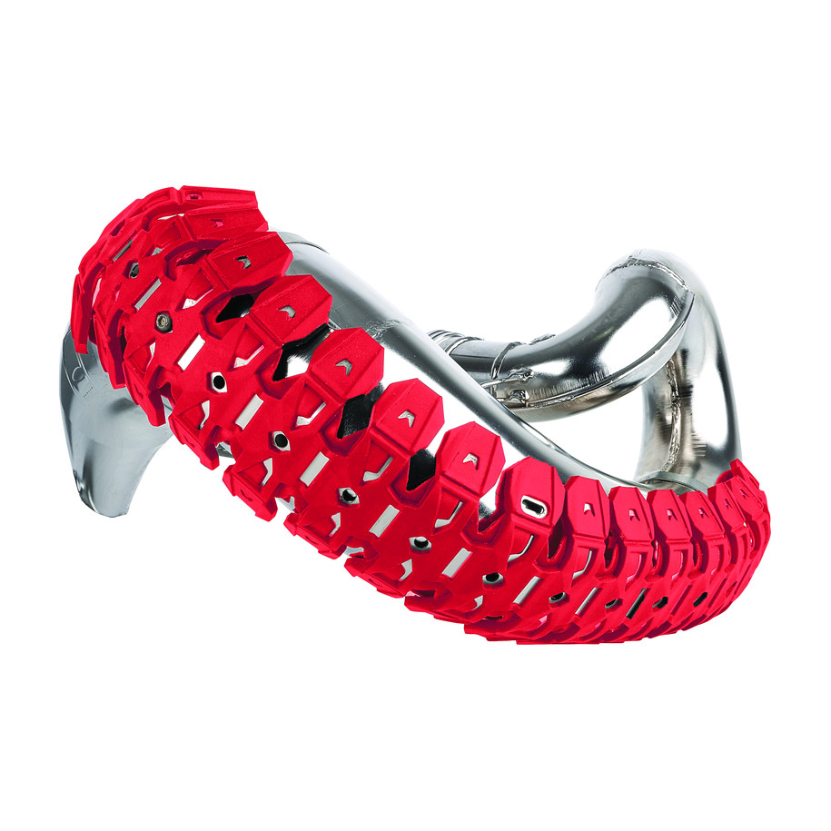 Protection d'echappement POLISPORT Armadillo rouge Protection d'echappement POLISPORT Armadillo rouge