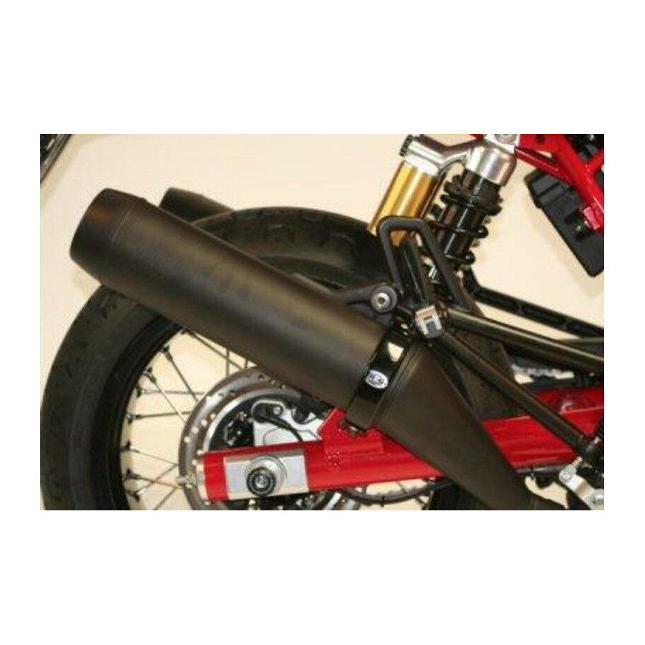 Protection de silencieux rond R&G RACING noir Ø100mm