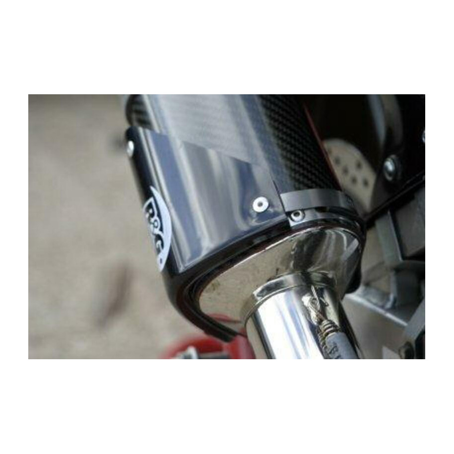 Protection de silencieux tri-oval droit R&G RACING noir Suzuki GSX-R1000