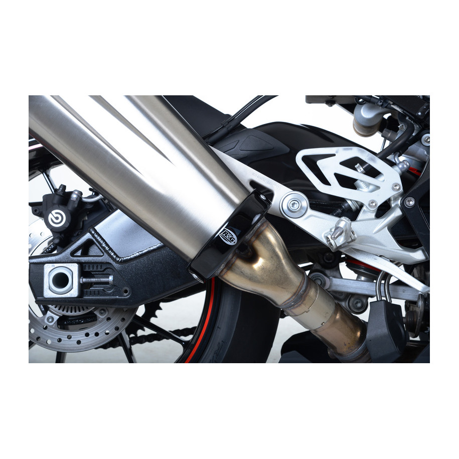 Protection de manchon de silencieux R&G RACING noir BMW S1000RR