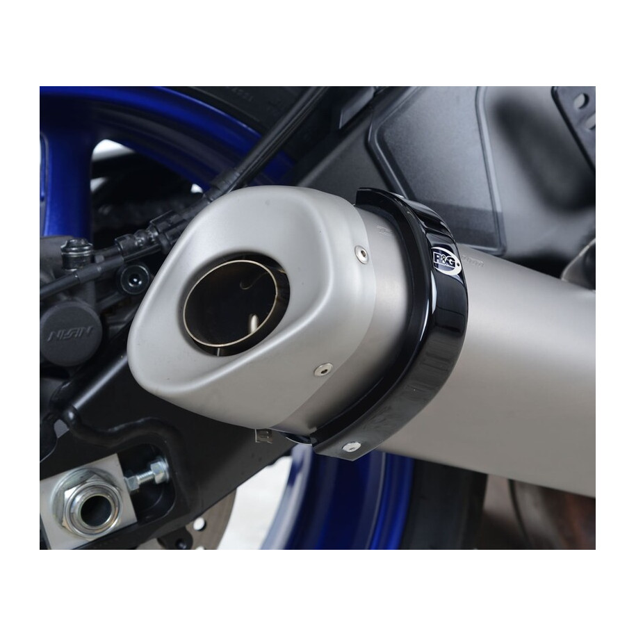 Tampons de protection d'échappement R&G RACING noir Triumph Street Twin