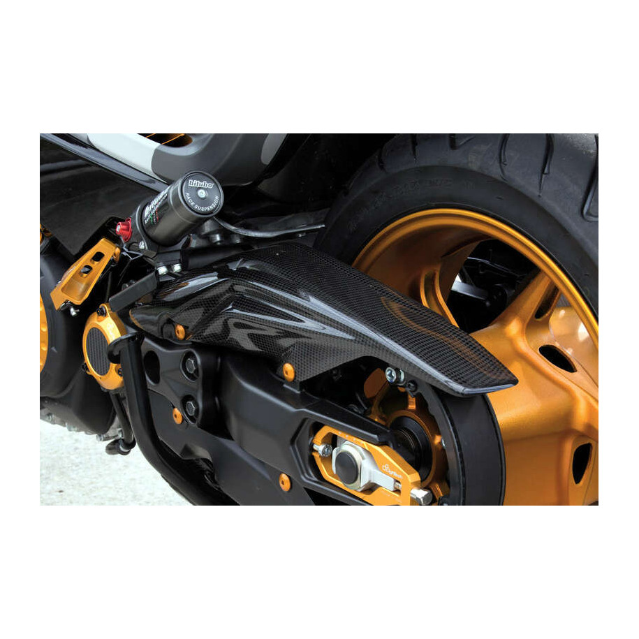 Carter de courroie LIGHTECH carbone brillant