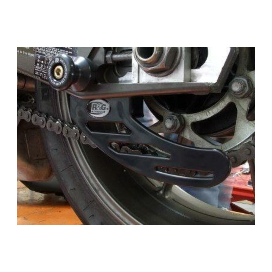 Protège couronne noir (dent de requin) R&G RACING pour BMW S1000RR '10