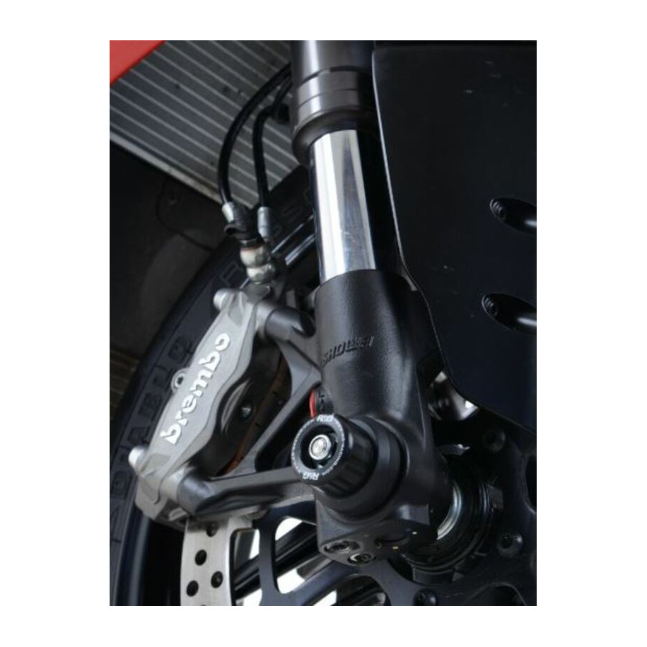 Protection de fourche R&G RACING noir Ducati 1299 Panigale