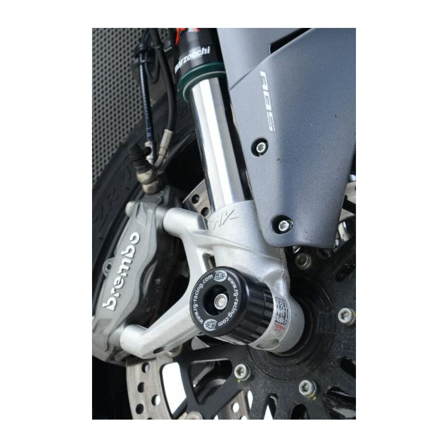 Protection de fourche R&G RACING noir MV Agusta Stradale 800