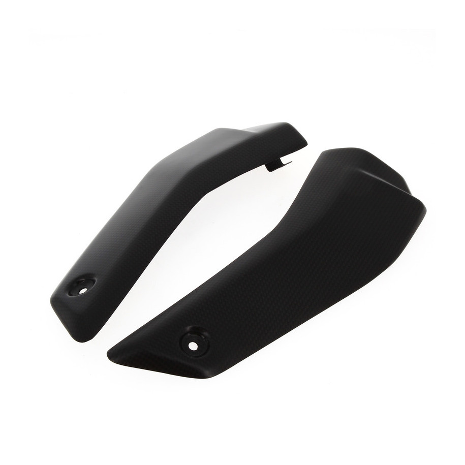 Protection de radiateur latéral inférieur LIGHTECH carbone mat