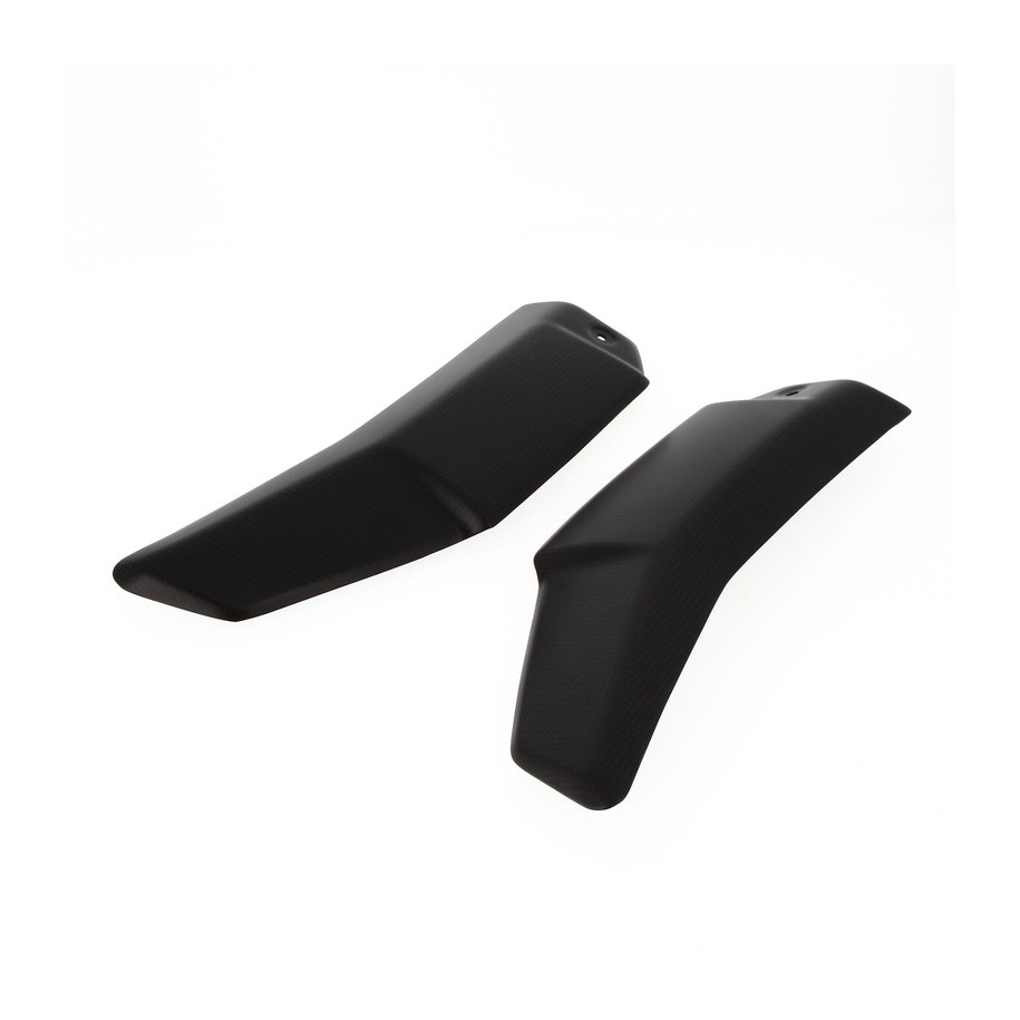 Protection de radiateur latérale supérieure LIGHTECH carbone mat