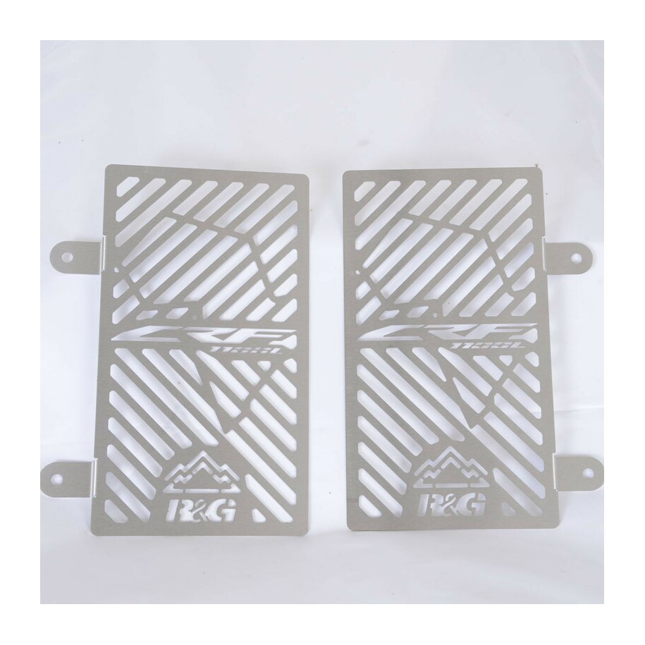 Protection de radiateur gravée R&G RACING inox Honda CRF 1100