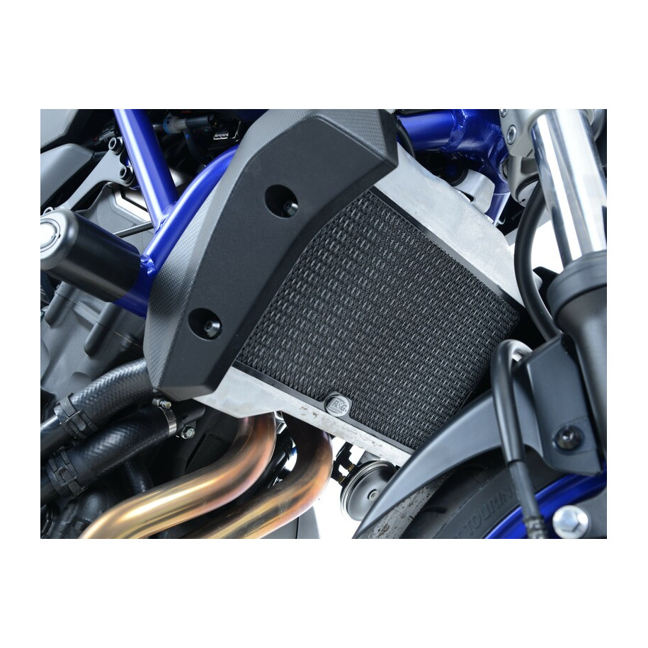 Protection de radiateur R&G RACING titane Yamaha MT-07